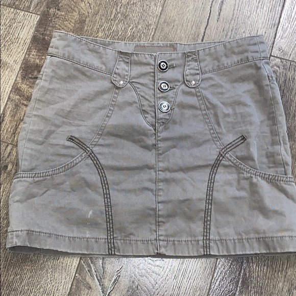 Grey Skirt with Pockets - Picture 1 of 4